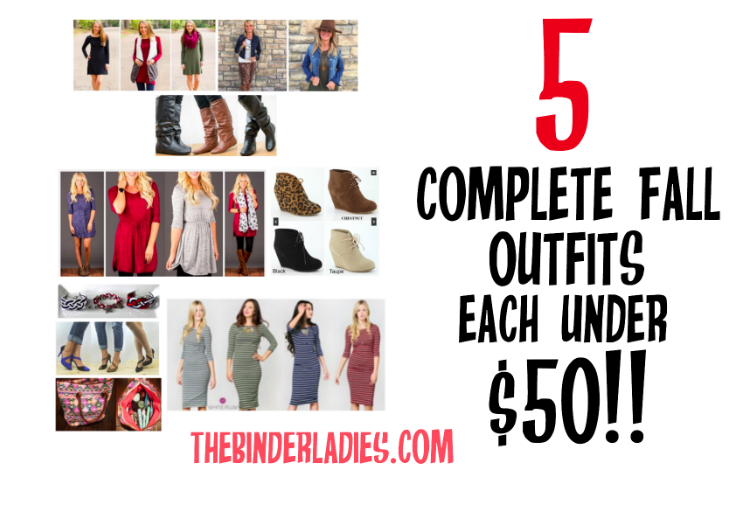 5 complete Fall outfits under $50 each
