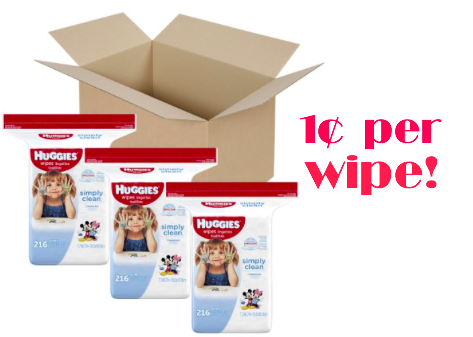 Baby Wipes only 1¢!