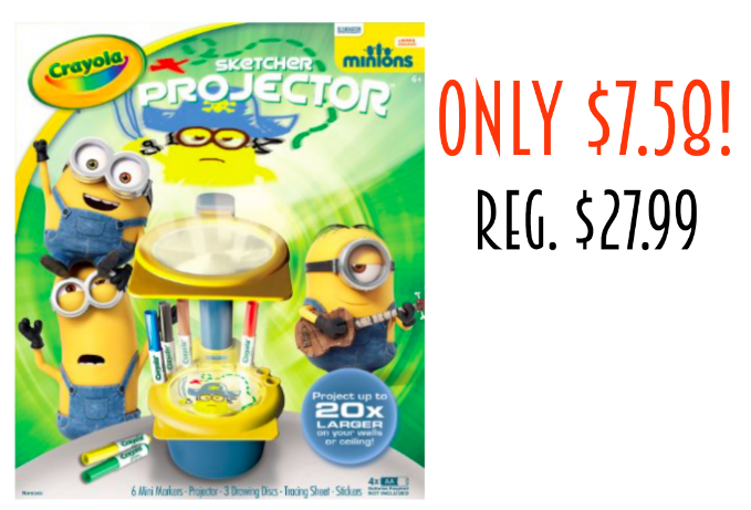 Minions Projector only $7.58 (reg. $27.99)