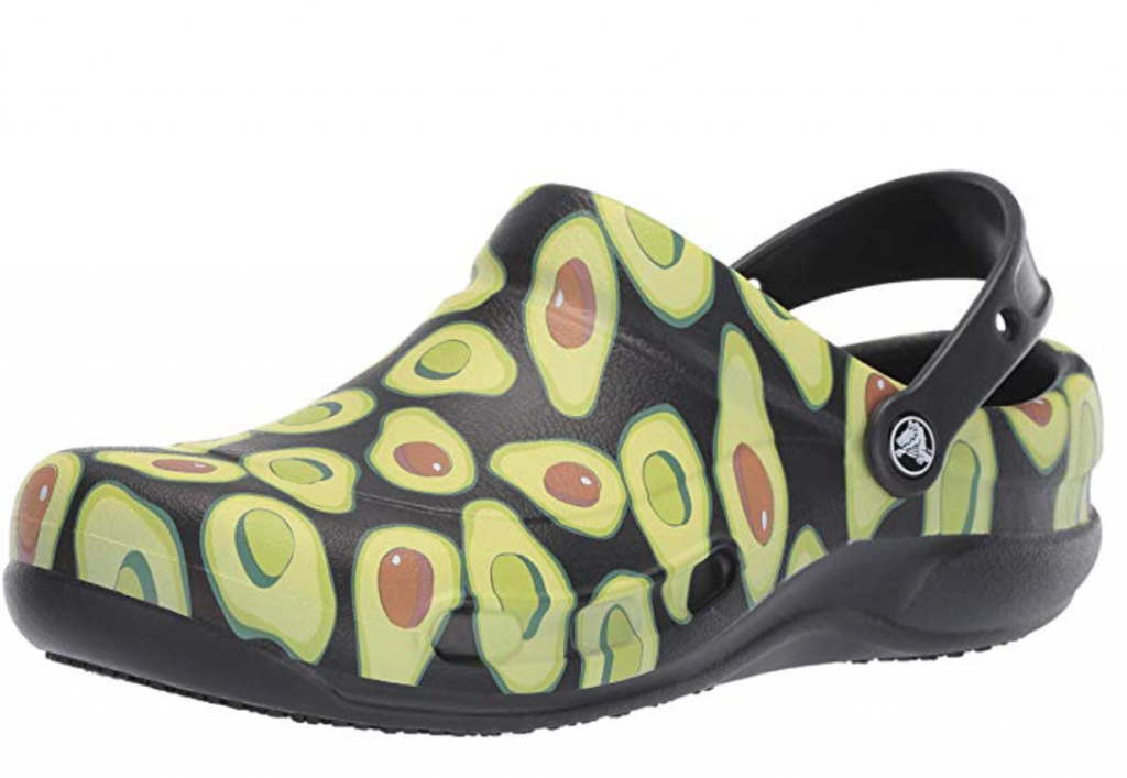 crocs with avocados